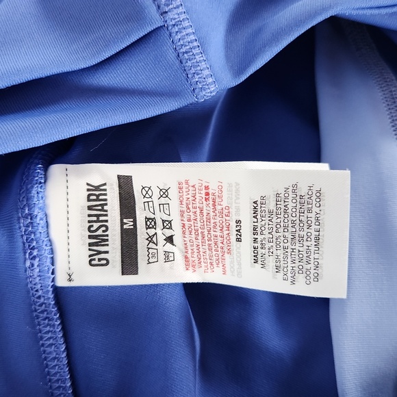 Gymshark Women's Leggings Sky Blues Assorted Sizes Athleisure Wear - Picture 7 of 7